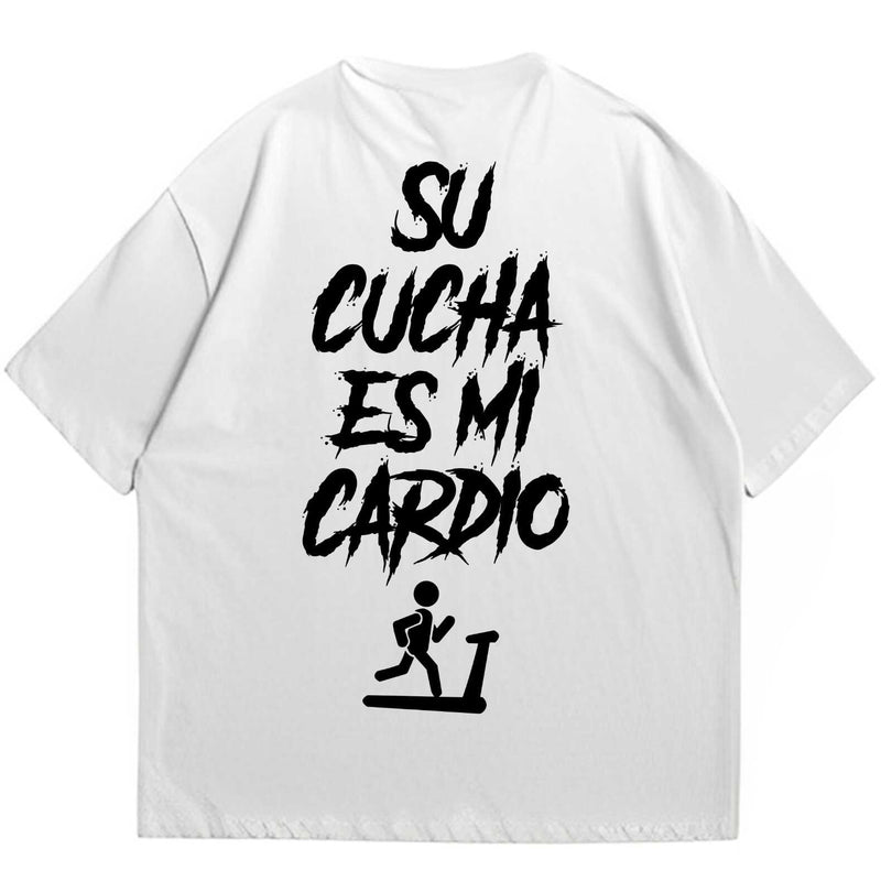 Camiseta Oversize Su Cucha Es Mi Cardio